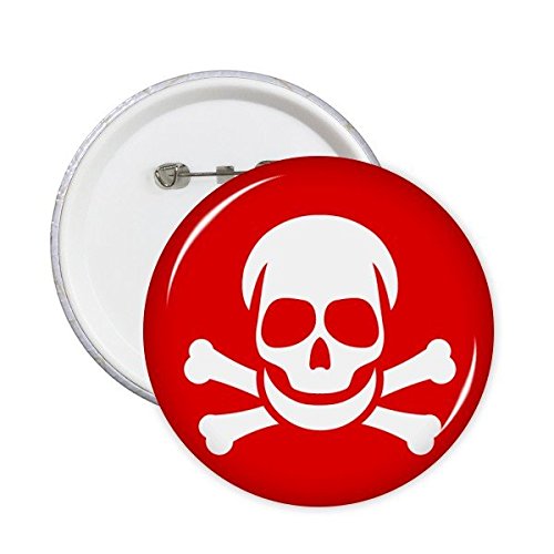 Insigne empoisonnement rouge pour sac à dos et vestes de créateurs