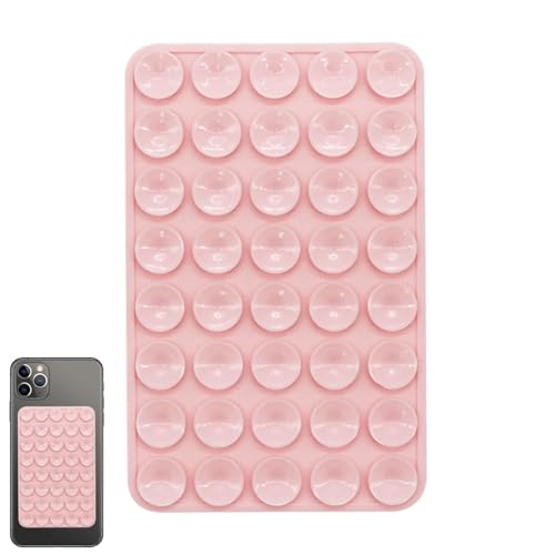 Genérico Soporte De Silicona para Teléfono con Ventosa, Funda para Teléfono con Ventosas, Soporte Antideslizante para Teléfono Móvil, Funda Multiusos con Ventosa para Selfies Y Vídeos