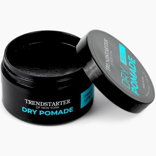 Image of TRENDSTARTER - DRY POMADE (4oz) - Firm Hold - Low Shine - Water-Based Gel Type Pomade - All-Day Hold Premium Hair Styling Products