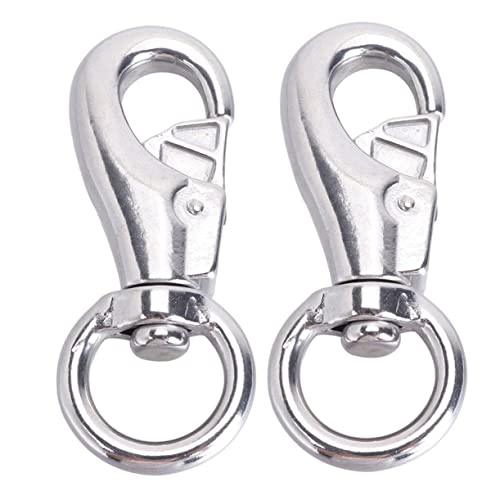 Sewroro 2 pezzi Gancio Girevole per Sedia Sospesa e Cesti Appesi Resistente con Capacità per Esterno e Attrezzature da