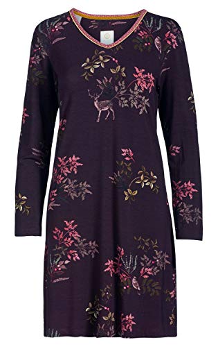 Preisvergleich Produktbild PIP Studio Dana Nachthemd Woodsy Tales Dark red L