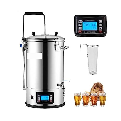 35L 304 acero inoxidable todo-en-uno cerveza casa cervecera sistema de elaboración eléctrica con bomba cerveza equipo kit