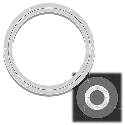 Plato Giratorio Lazy Susan de Aluminio, Rodamiento for Plato Giratorio Lazy Susan, Color Plateado, Varios tamaños(300 Mm)