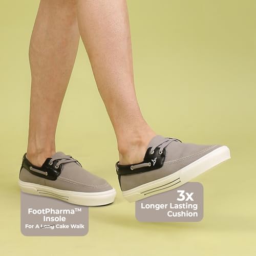Image of YOHO Sailor Men's Versatile Stylish Breathable Canvas Boat Shoe