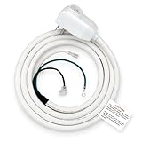 Baomain LCDI Power Cord Plug 240V 15A 3600W 60Hz NEMA 6-15P 14AWG for A/C Air Conditioner, UL Certified, 7.0FT Leakage Current Detection Interrupter Replacement
