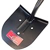 Bully Tools Rice Shovel - 14-Gauge Steel Heavy Duty Spade Shovel with Long Fiberglass Handle for Digging Wet Soil, Durable and Ideal for Digging Waterlogged Soil - 100% Made in The USA, 58-inch