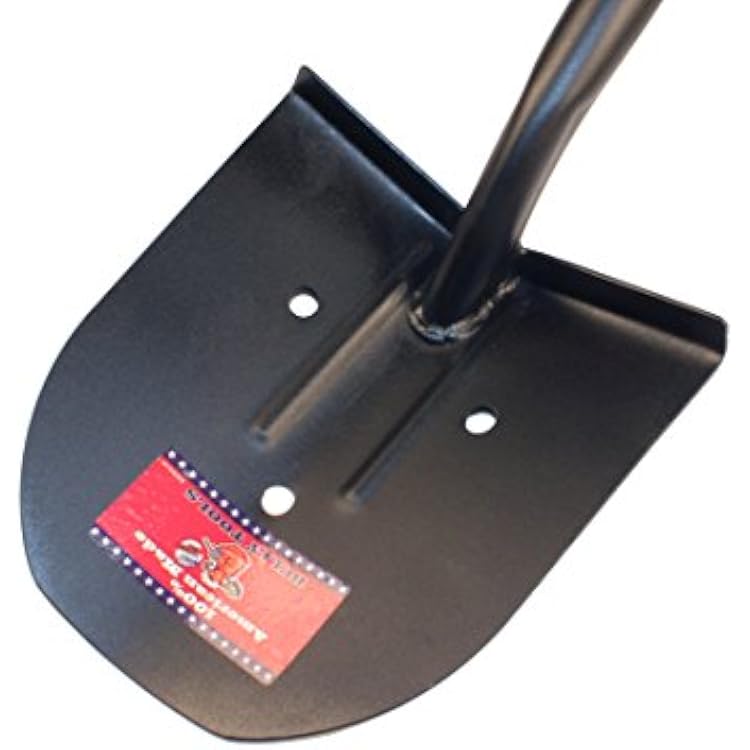 Bully Tools Rice Shovel - 14-Gauge Steel Heavy Duty Spade Shovel with Long Fiberglass Handle for Digging Wet Soil, Durable and Ideal for Digging Waterlogged Soil - 100% Made in The USA, 58-inch