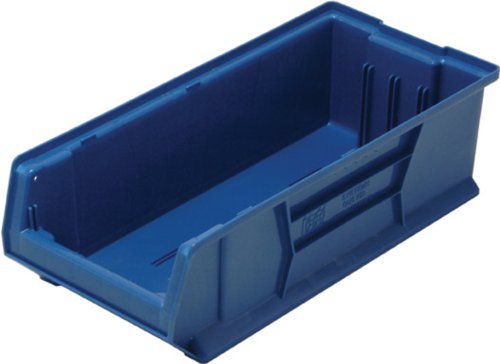 Exclusive Discount 90% Price Quantum QUS952 Plastic Storage Stacking Hulk Container, 24-Inch by 11-Inch by 7-Inch, Blue, Case of 4