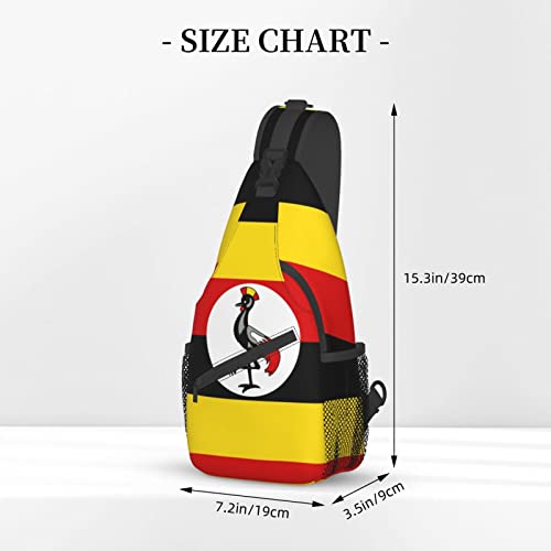 Mochila bandolera unisex estilo Uganda para uso diario miniatura 4