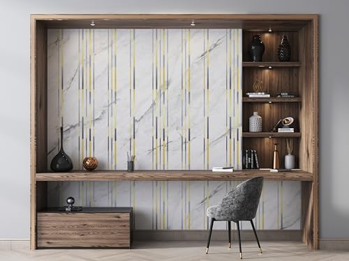 Image of VOLITO Wallpaper Luxury Shade Walls Sticker Waterproof,Oil Proof & Heat Resistant Kitchen Home,Living Room,Bedroom,Bathroom,Hotel,Pan&Shop Caounter,PVC self Adhesive(60x200) (V-114)