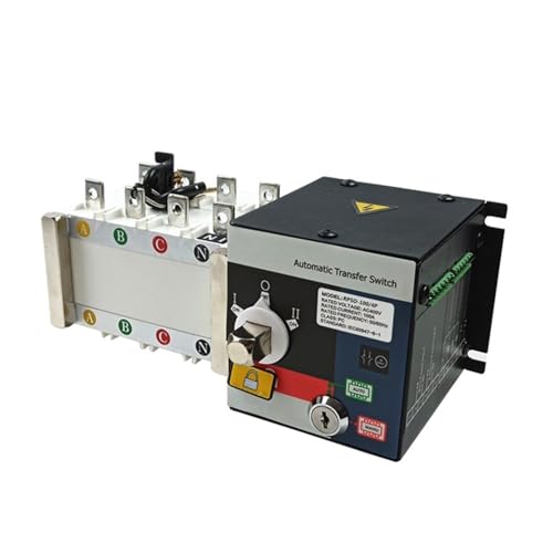 Interruptor de transferencia automática RP5D-100 de dos poderes para carril DIN 63A 6