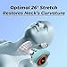 Neck Massager, Shoulder and Neck Massager Pillow, Portable Shiatsu Massage Pillow, 6 Intensity Levels, 3 Heating Modes, Cervical Traction Device for Back, Neck and Shoulder (1Set)
