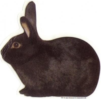 Amazon.com : Black Rabbit Sticker-Decal : Patio, Lawn & Garden