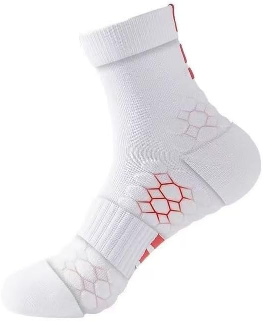 Ankle protection socks, mid tube sports socks, men's socks, towel bottom thick socks