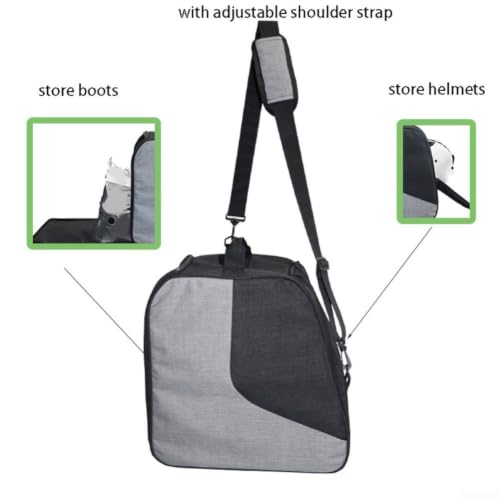Mochila para botas de esquí ajustable que evita golpes en tu equipo 4