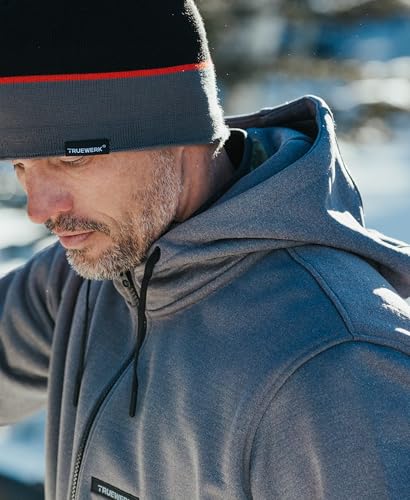 Image of TRUEWERK Men's Work Hoodie - M2 Pullover & Zip-Up, Midweight, Moisture-Wicking, Thermo Regulating Workwear with 4-Way Stretch