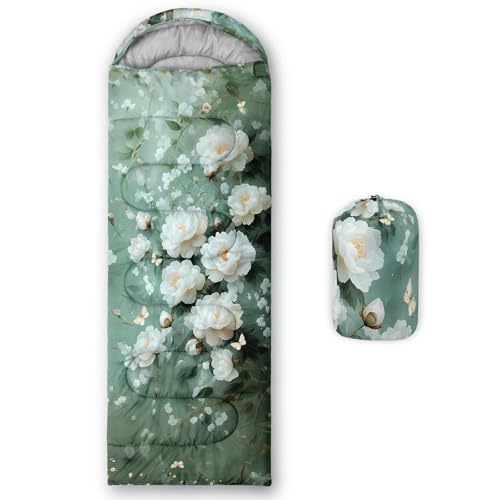 Bolsa de Dormir para Niños, Estampado Estrellas Rosas 3D, Ligera, Cálida, Portátil, a Prueba de Agua para Camping y Senderismo miniatura 1