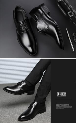 Men's Oxford Formal Dress Shoes Modern Business Derbys Comfortable Classic Lace Up Shoes for Men3