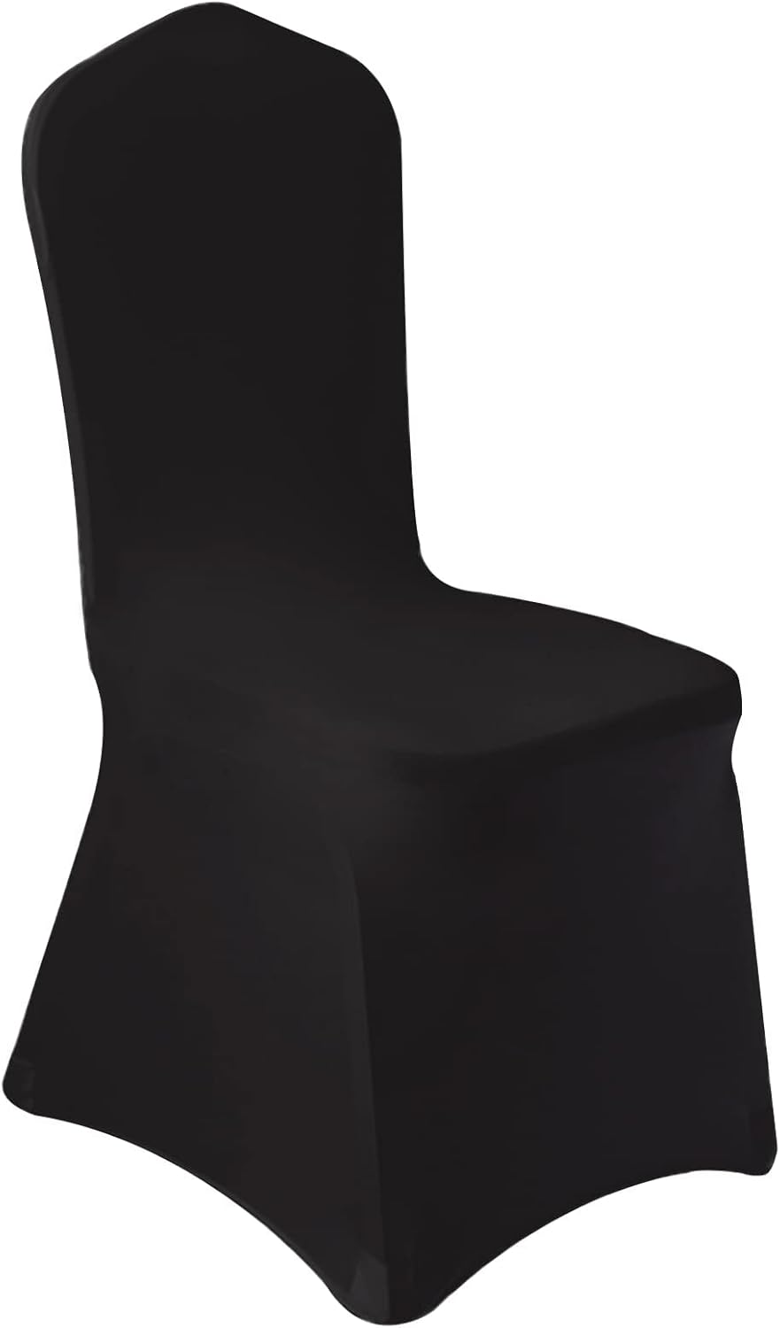 100 Pcs White Washable Removable Universal for Wedding Party Dining Banquet Polyester Spandex Stretch Slipcovers Chair Covers