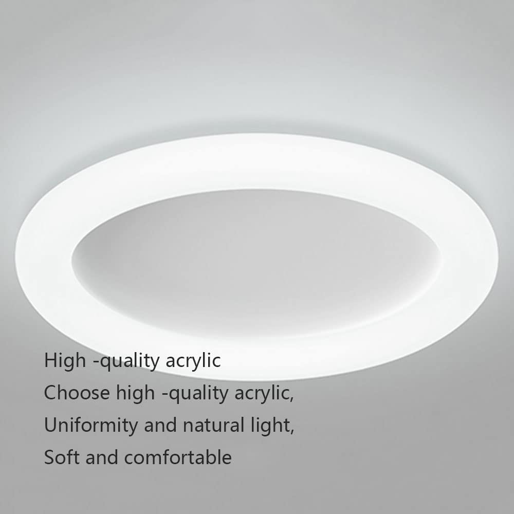 Nordic Płaskie oświetlenie sufitowe Lampa sufitowa do montażu podtynkowego Super jasna lampa panelowa LED Regulowane przyciemniane lampy sufitowe Dekoracja sufitowa OPRAWY Oświetleniowe stosowane w
