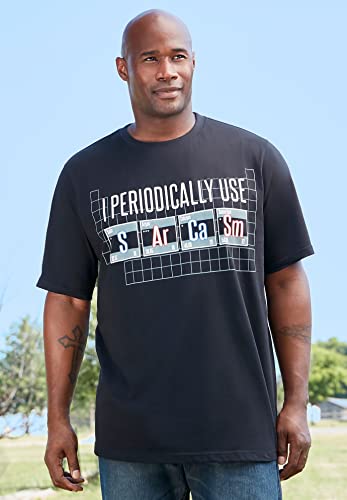 KingSize Men's Big & Tall Slogan Graphic T-Shirt - 5XL, Classic2