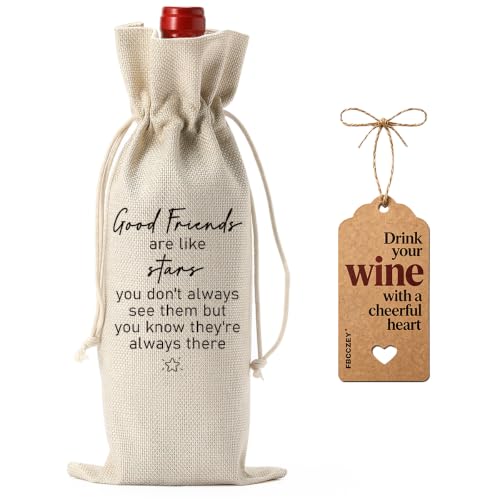 Funny Hostess Friend Gift for Friends Friendship Gifts for Women Wine Bag