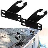 Blulu ランドスケープライティング雨樋マウント 耐候性雨樋マウント ランドスケープ照明マウントブラケット ランドスケープ照明アクセントとフラッドライト用 濡れた場所や水中での使用に適しています