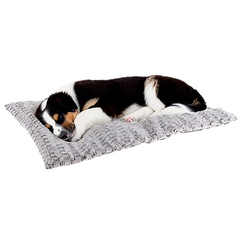 Cojín para Perros Grandes Ferplast de Felpa y Algodón Tórtola 122x76 cm 2