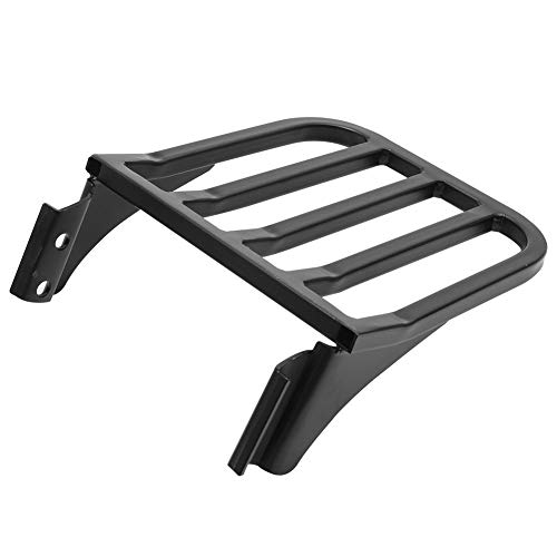 Motorcycle Sissy Bar Backrest Luggage Rack For Harley Sportster Xl 04-17 Dyna 06-17 Softail 84-05 Flst Flstc Flstsc 06-17 (Black) #TOP2