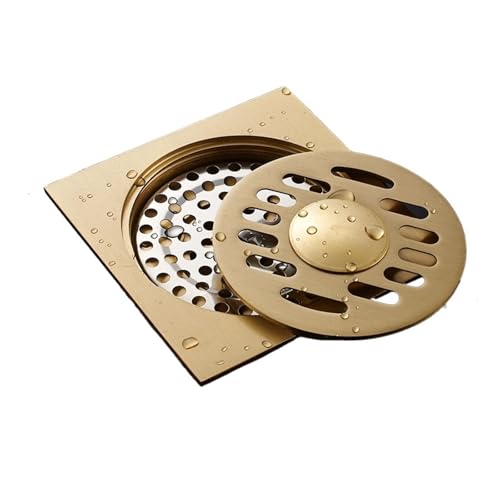 Drain de sol carré anti-odeur inox, adieu reflux douche et baignoire