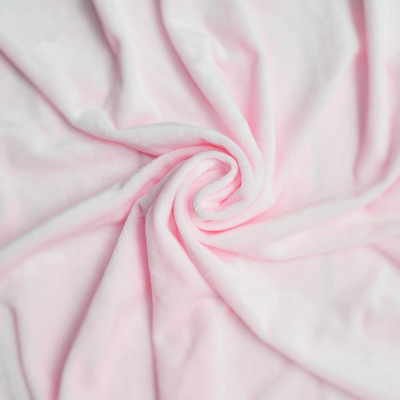 tela de terciopelo peluche 6 piezas 40 * 50 cm rosa coral polar tela metro felpa patchwork costura textiles hechos a mano para decoración del hogar