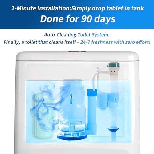 Image of WTWD Automatic Toilet Cleaner, 3 Pack, Stain Prevention, Septic Safe