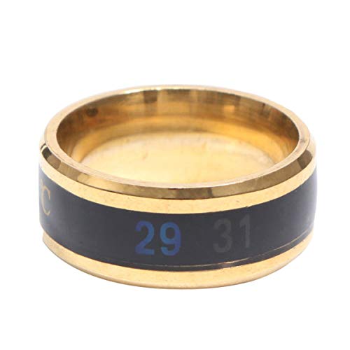 Bijoux en Acier Inoxydable : Bague Gothique et Collier au Design Thermochromique Durable