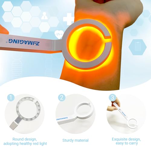Infrared Vein Finder Viewer - Handheld Vein Locator, Vein Illumination Detector, Vein Light Projection Visualization for Nurses, Fits for All Skin Type