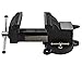 Yost Vises 904-AS All Steel Combination Vise | 4 Inch Jaw Width Pipe and Bench Vise |Secure Grip with Swivel Base | Made of Structural Cast Steel | Black