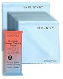 The Most Amazing Microfiber Cleaning Cloths (13 Pack). Perfect For Cleaning All Electronic Device Screens, Eyeglasses, Tablets & Other Delicate Surfaces (12 Large 6
