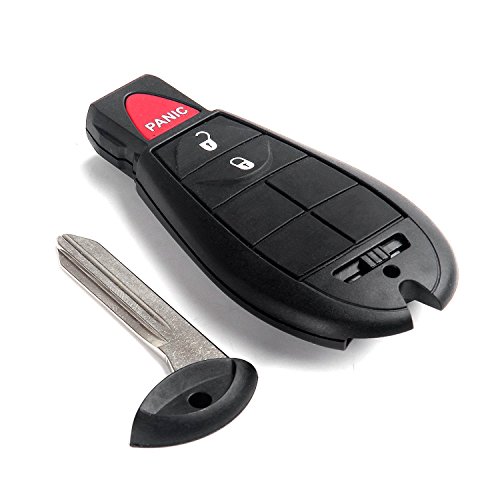 ECCPP Replacement Uncut 433MHz Keyless Entry Remote Key Fob fit for Chrysler 300
