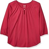 Riders by Lee Indigo Women's 3/4 Sleeve Keyhole Neck Knit Top