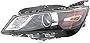 Evan Fischer Headlight Assembly Compatible with 2015-2018 Chevrolet Impala Halogen CAPA Driver Side
