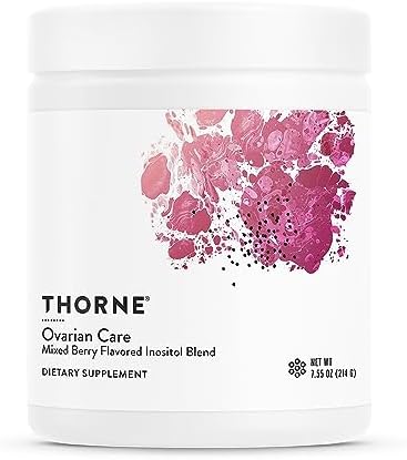 Thorne Ovarian Care - Women's Health - Inositol, CoQ10, Folate, and Polyphenols - Promote Healthy Ovarian Function and Reproductive Health - Mixed Berry - 7.55 Oz - 60 Servings