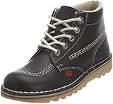 Cierre: Cordones Kickers Kick Hi\', Botines Mujer, Azul (Dark Blue/White), 39 EU