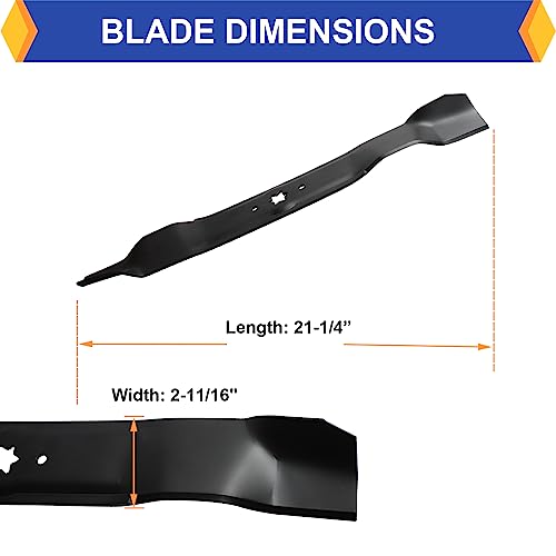 Mower Blades Dimensions
