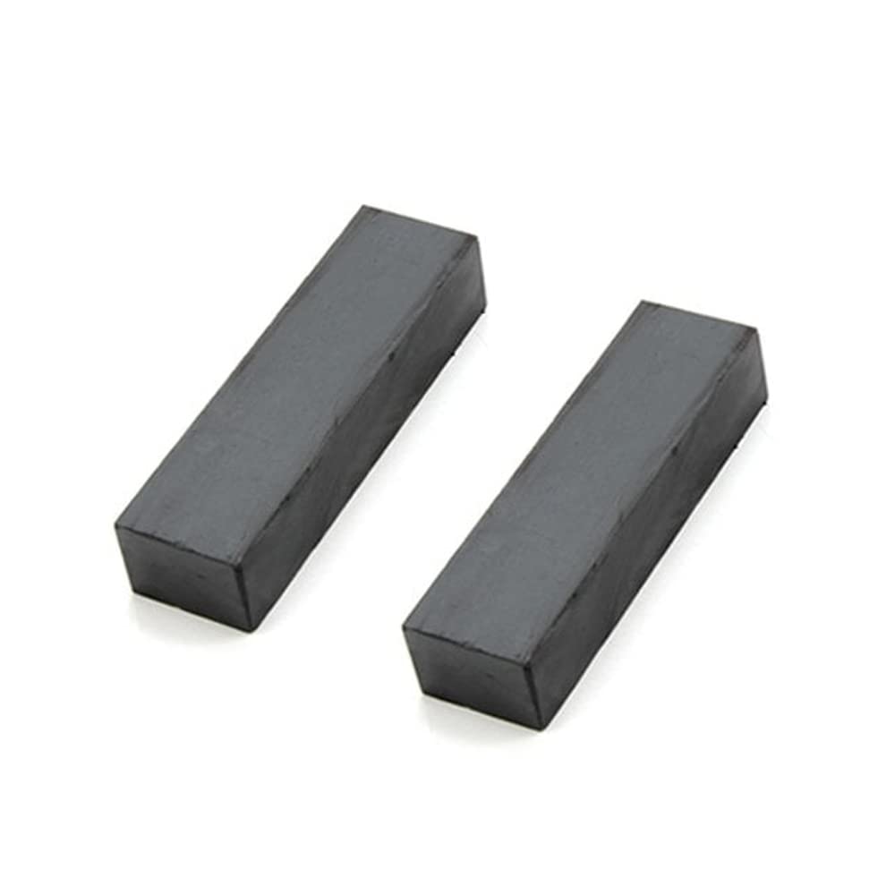 Y30BH Ferrite Magnet for Arts, Crafts, Model Making, DIY, Hobbies, Office, and Home - 70mm x 20mm x 15mm thick - 4.2kg Pull - Pack of 20