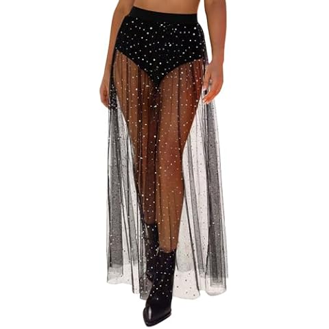 Jupe en Mesh Transparente Eisnnu Cover