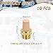 MECCANIXITY 10PCS Pneumatic Exhaust Muffler, g 1/4