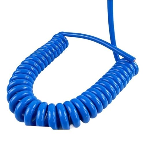 MIAOSHE 4�c�X�v�����O�X�p�C�������C��0.15mm2�V�[���h�u���[���X�v�����O�ϔM���L�k�d�q�P�[�u�� �e�͐�(Stretch 8 Meters)