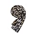 RARITYUS Silky Satin Hijab Scarf for Women Leopard Print Muslim Hijab Head Wrap Fashion Long Scarves Shawls