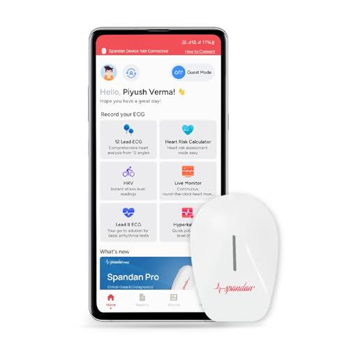 Sunfox Spandan 4.0 Portable 12-Lead ECG Device | Portable ECG Mac...