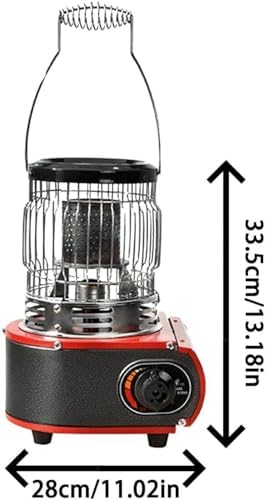 Lightweight Stainless Steel Portable Kerosene Heater Stove: Ideal for Indoor Use and Camping, Compact Oil - Burning Heating Solution(Color:Yellow)