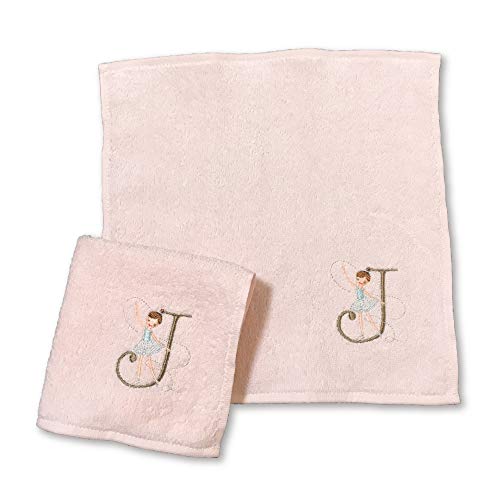 シンジカトウ イニシャルルルベ タオルハンカチ ピンク (J)